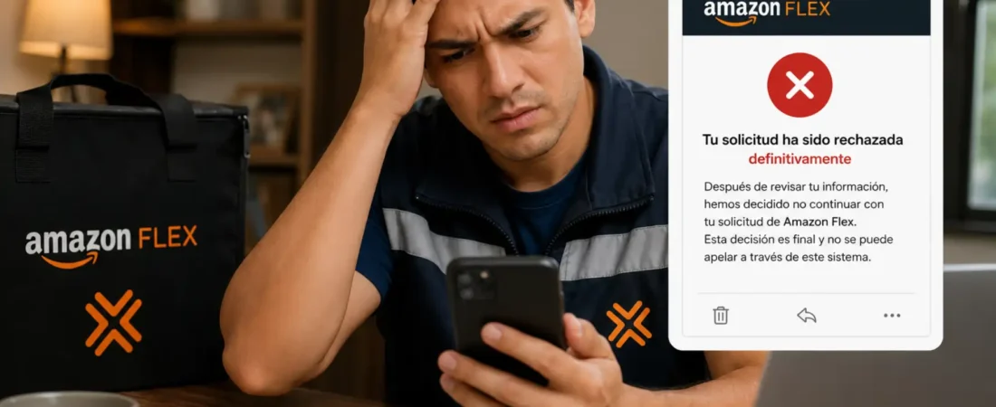 Amazon Flex no me deja registrarme: causas y cómo solucionarlo
