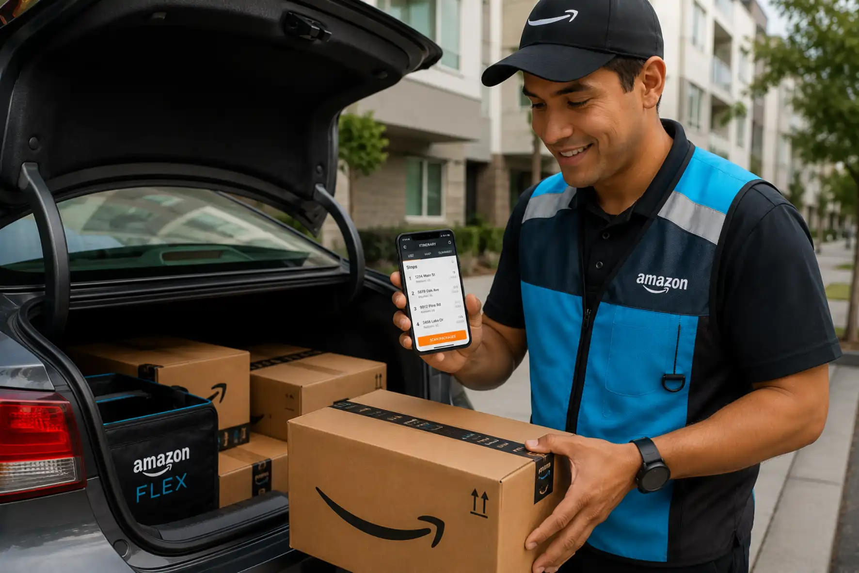 Amazon Flex requisitos para trabajar en Estados Unidos en 2026