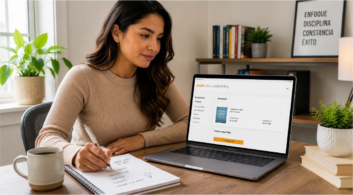 Cómo publicar tu primer libro en Amazon KDP paso a paso
