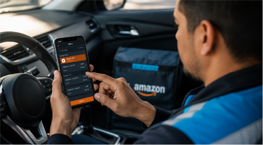 Cómo agarrar bloques en Amazon Flex sin bots: guía completa y actualizada