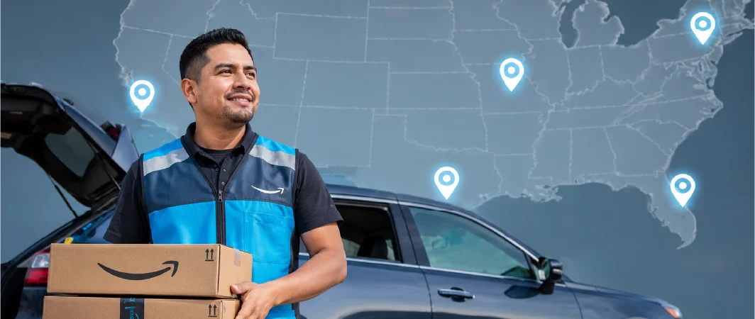 Estados donde opera Amazon Flex en 2026 – Estados Unidos