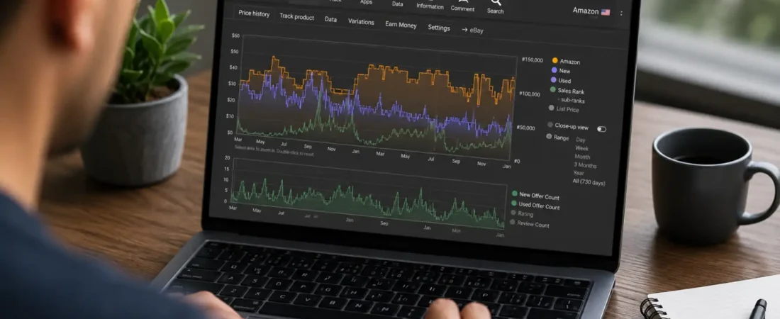 Qué es Keepa y cómo usarlo para encontrar productos rentables en Amazon