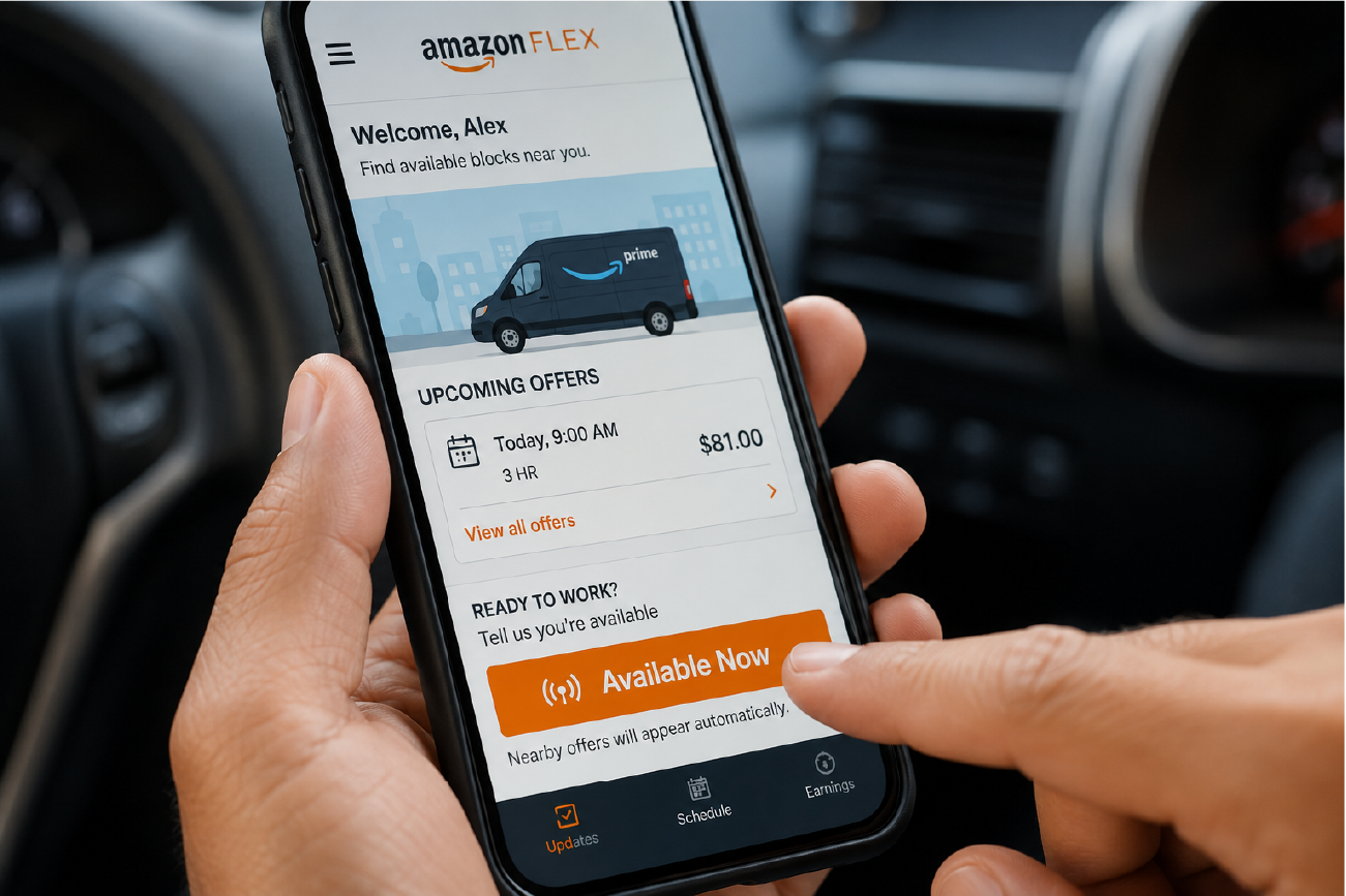 Qué son las Instant Offers de Amazon Flex y cómo aprovecharlas