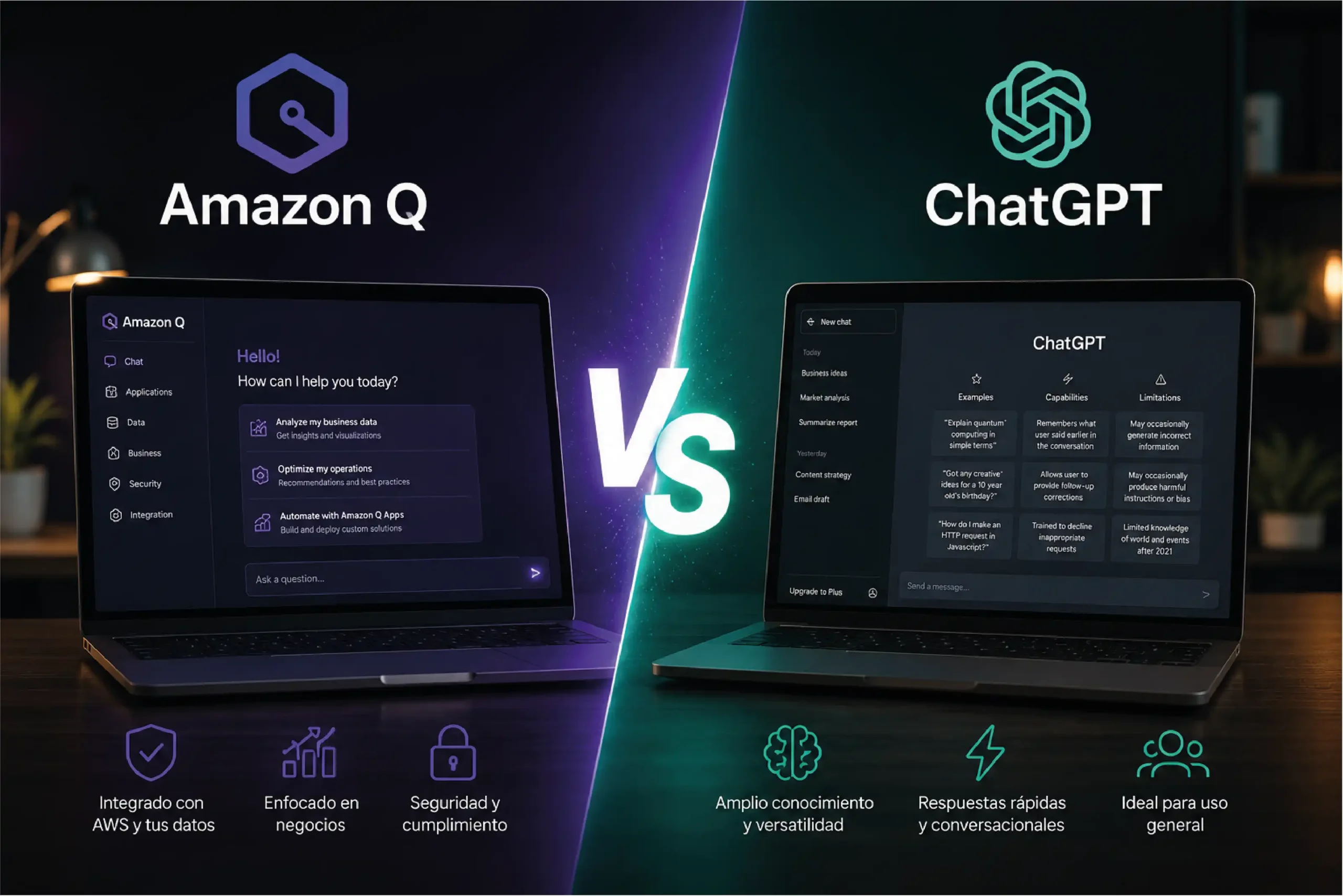 Qué es Amazon Q y en qué se diferencia de ChatGPT para tu negocio