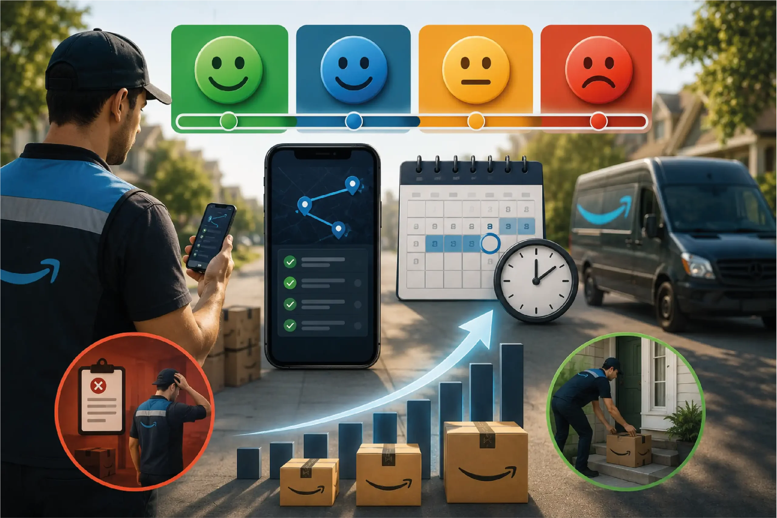 Cómo mejorar tu puntuación en Amazon Flex: guía completa del sistema de standing
