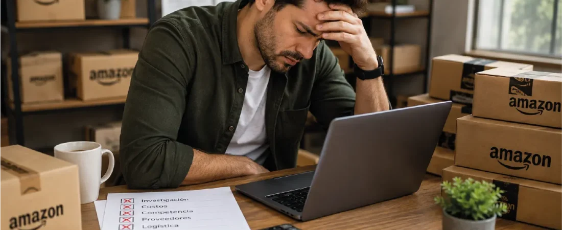 Los 7 errores más comunes al empezar en Amazon FBA