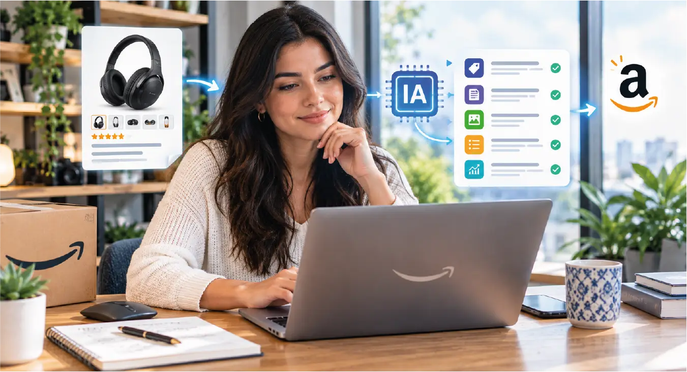 Cómo crear un listing optimizado en Amazon con IA paso a paso