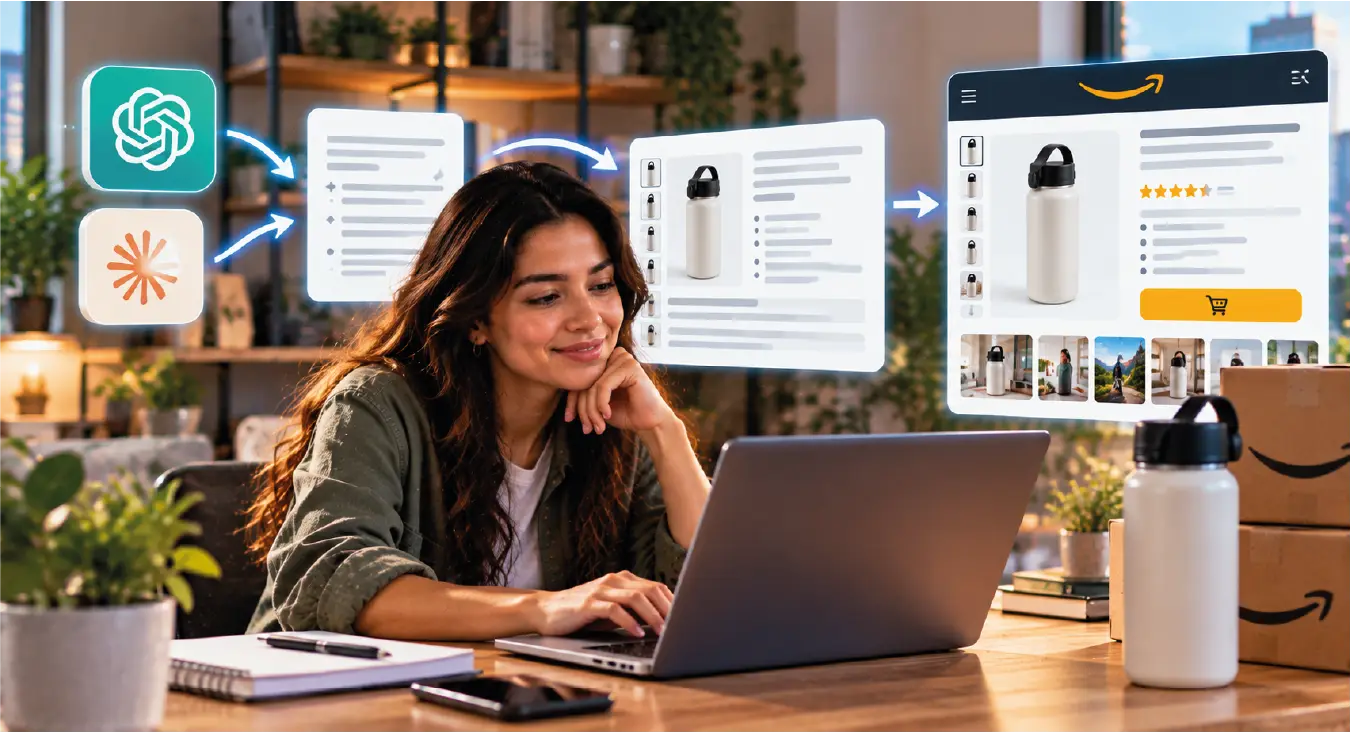 Cómo usar ChatGPT o Claude para crear listings de Amazon